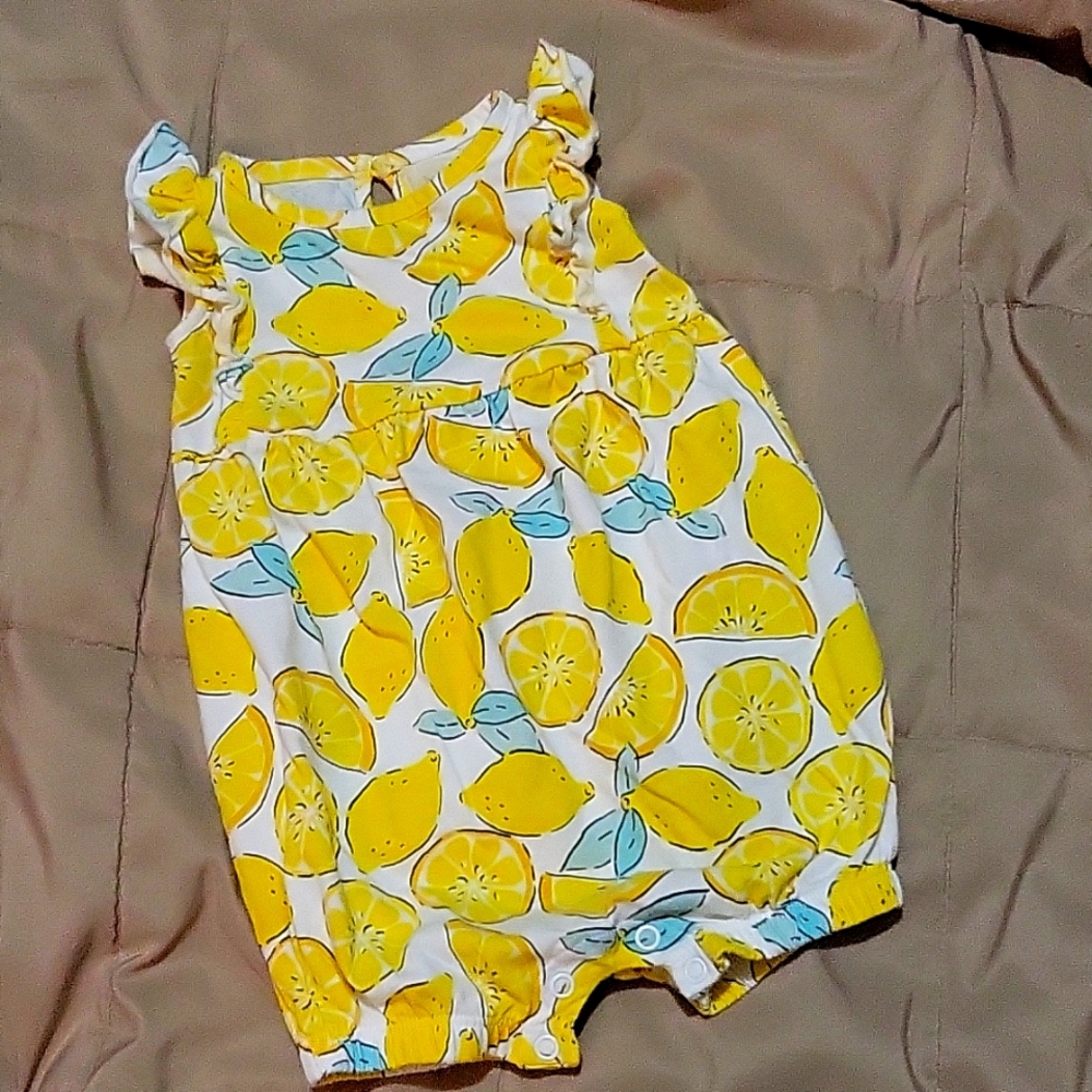 Just One You 12 mos Lemons romper